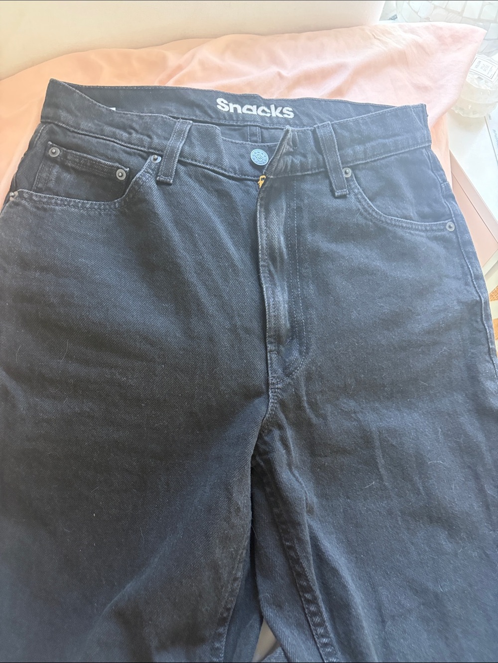 MOTHER Black High-Rise Jeans
